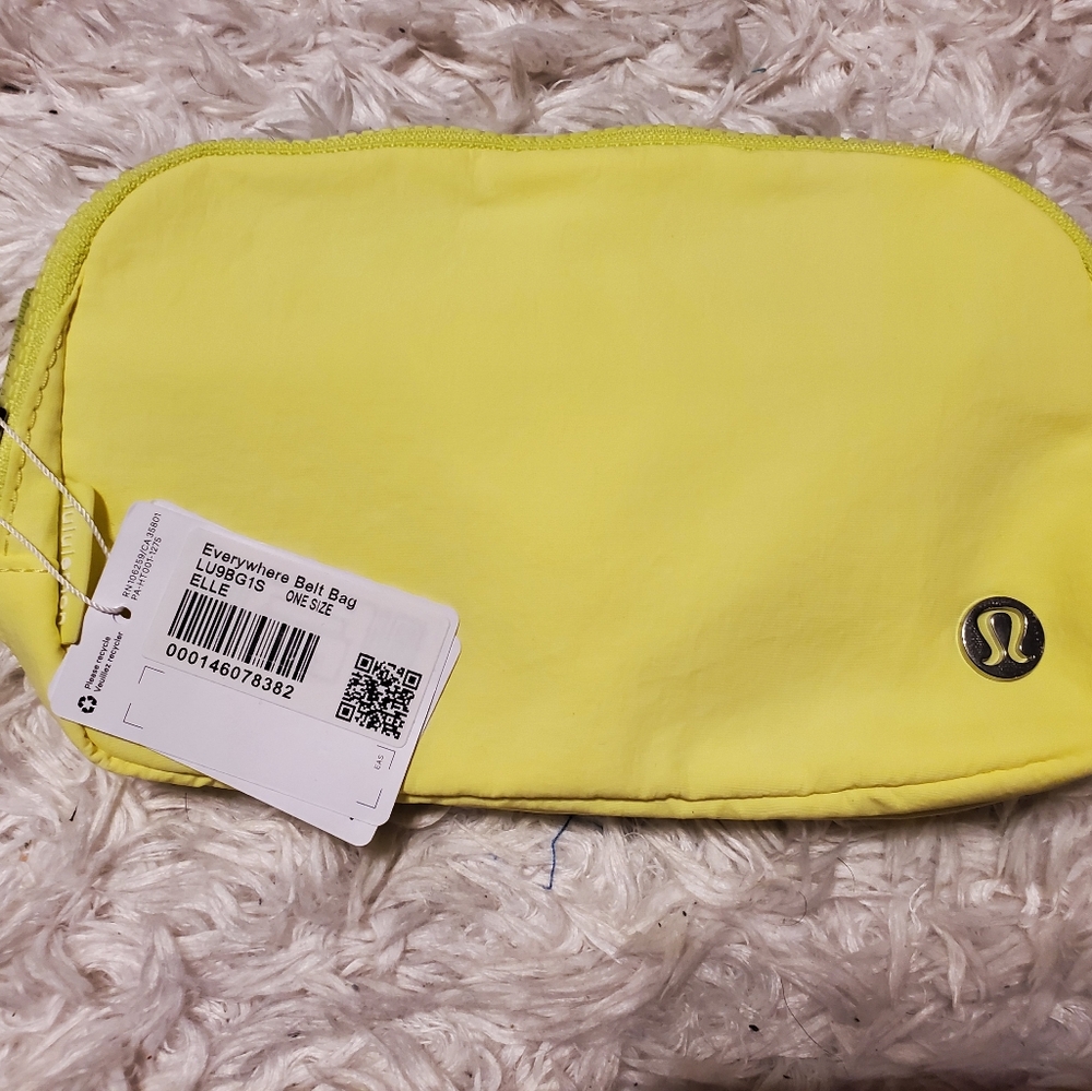 Lululemon Yellow Everywhere Belt Bag